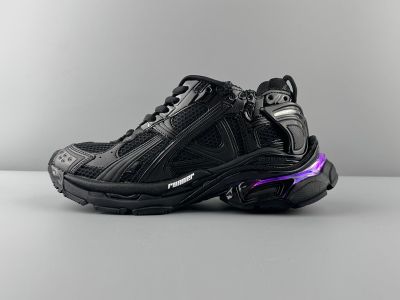 Balenciaga Runner Round Toe Lace-up Low-Top Colorful Led Dad Shoes